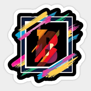 Logo B Sticker